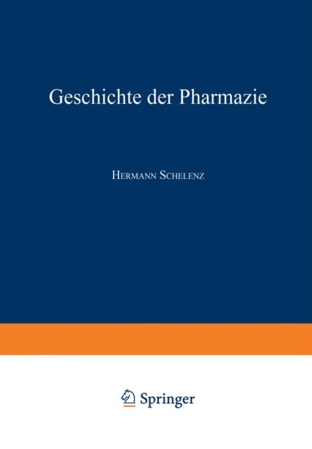 Hermann Schelenz - Geschichte der Pharmazie, E-bok. Tillgänglighet: Lägg i varukorg