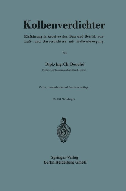 Charles Bouche - Kolbenverdichter, E-bok