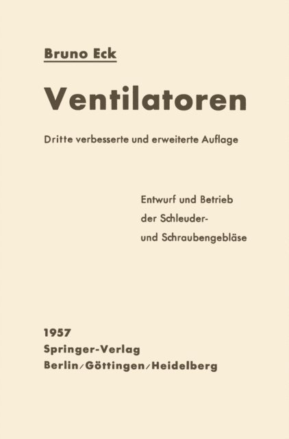 Bruno Eck - Ventilatoren, E-bok