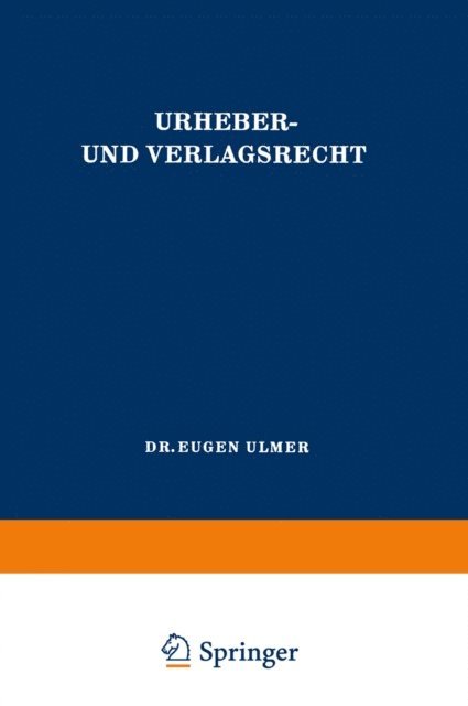 Urheber- und Verlagsrecht
