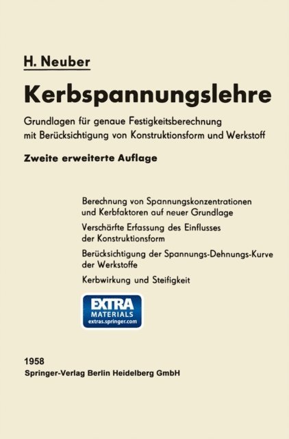Heinz Neuber - Kerbspannungslehre, E-bok