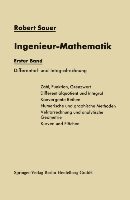 Robert Sauer - Ingenieur-Mathematik, E-bok