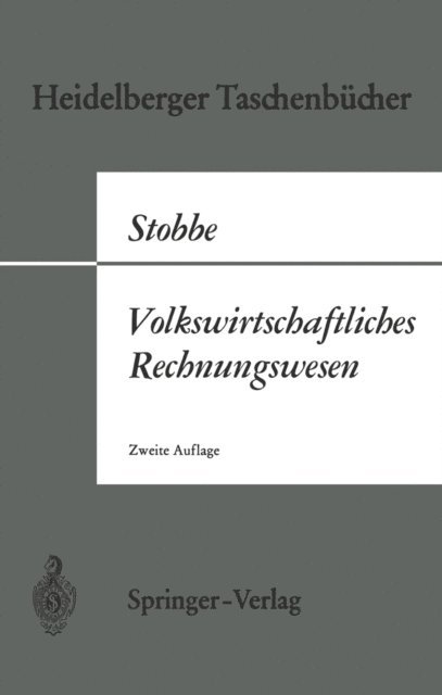Alfred Stobbe - Volkswirtschaftliches Rechnungswesen, E-bok
