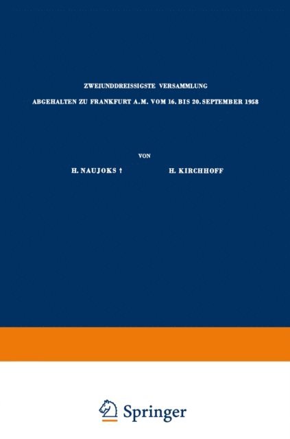 Heinz Kirchhoff, Hans Naujoks - Verhandlungen der Deutschen Gesellschaft für Gynäkologie, E-bok