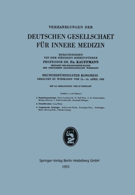 Professor Dr. Fr. Kauffmann - Neunundfünfzigster Kongress, E-bok