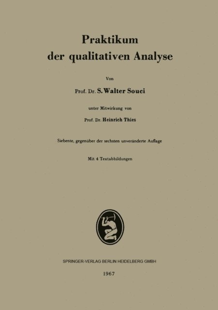 S.W. Souci - Praktikum der qualitativen Analyse, E-bok