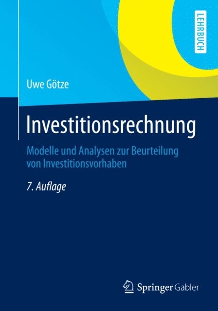 Uwe Gotze - Investitionsrechnung, E-bok