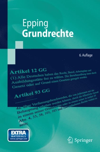 Volker Epping - Grundrechte, E-bok