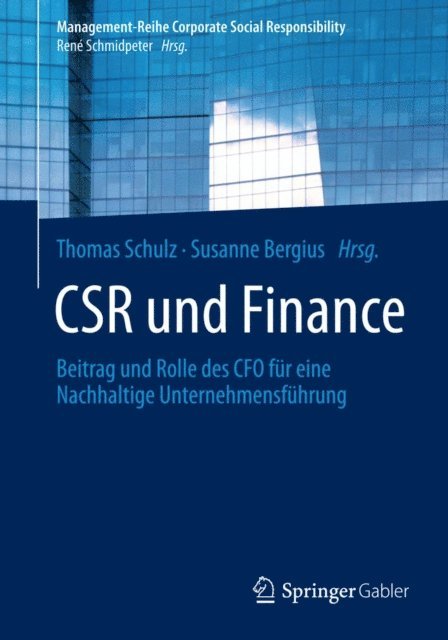 Susanne Bergius, Thomas Schulz - CSR und Finance, E-bok