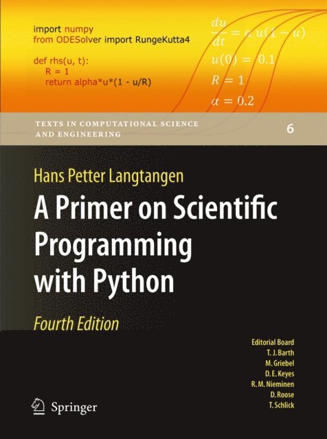Hans Petter Langtangen - Primer on Scientific Programming with Python, E-bok