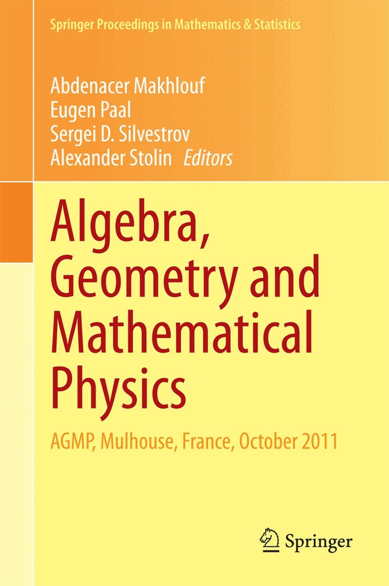 Abdenacer Makhlouf, Eugen Paal, Sergei D. Silvestrov, Alexander Stolin - Algebra, Geometry and Mathematical Physics, Inbunden
