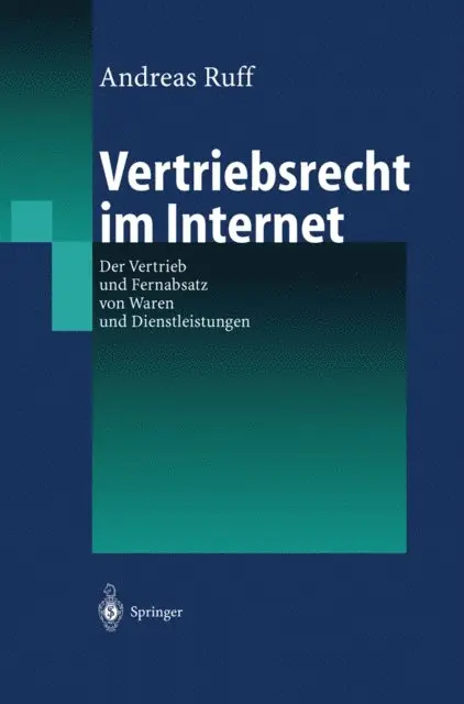 Andreas Ruff - Vertriebsrecht im Internet, E-bok. Tillgänglighet: Lägg i varukorg