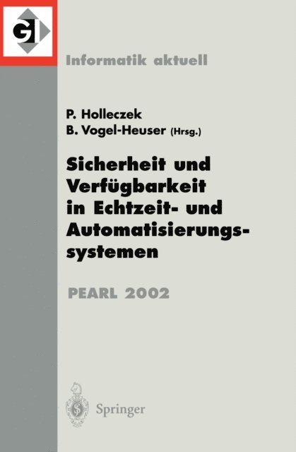 Birgit Vogel-Heuser, Peter Holleczek - Sicherheit und Verfügbarkeit in Echtzeit- und Automatisierungssystemen, E-bok
