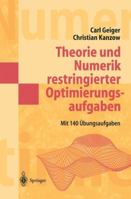 Christian Kanzow, Carl Geiger - Theorie und Numerik restringierter Optimierungsaufgaben, E-bok