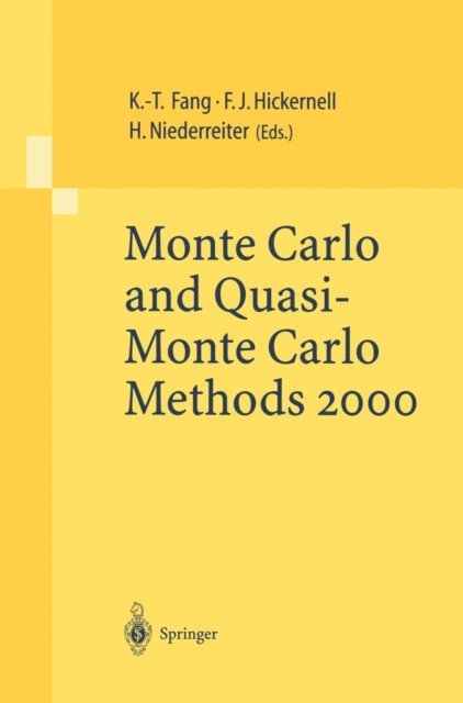 Harald Niederreiter, Fred J. Hickernell, Kai-Tai Fang - Monte Carlo and Quasi-Monte Carlo Methods 2000, E-bok