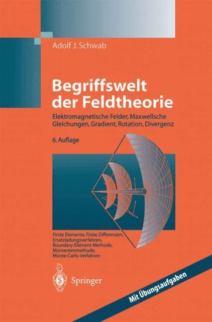 Adolf J. Schwab - Begriffswelt der Feldtheorie, E-bok