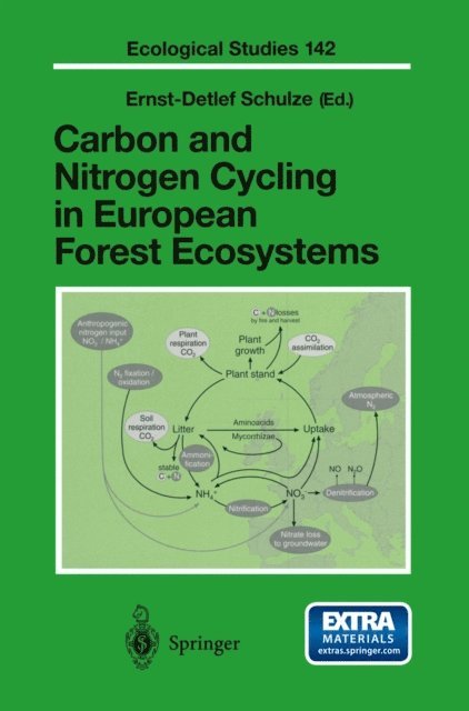 Ernst-Detlef Schulze - Carbon and Nitrogen Cycling in European Forest Ecosystems, E-bok