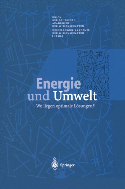 Heidelberger Akademie der Wissenschaften, Union der deutschen Akademien der Wissenschaften - Energie und Umwelt, E-bok
