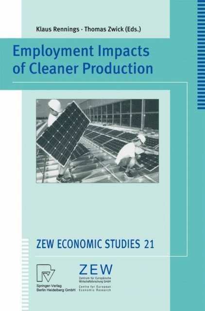 Thomas Zwick, Klaus Rennings - Employment Impacts of Cleaner Production, E-bok
