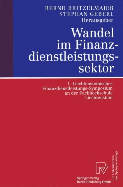 Stephan Geberl, Bernd Britzelmaier - Wandel im Finanzdienstleistungssektor, E-bok