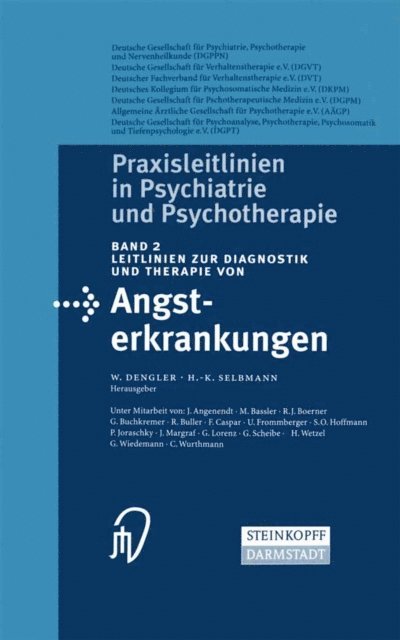 H.-K. Selbmann, W. Dengler - Leitlinien zur Diagnostik und Therapie von Angsterkrankungen, E-bok