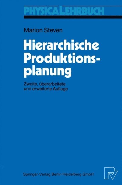 Marion Steven - Hierarchische Produktionsplanung, E-bok