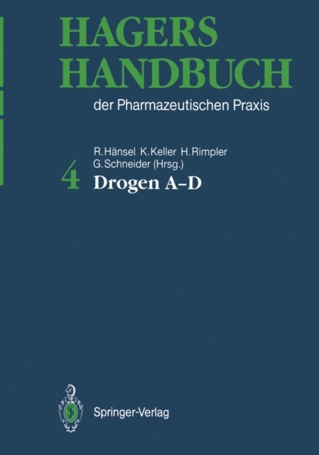 Gerhard Schneider, Horst Rimpler, Konstantin Keller, Rudolf Hansel - Drogen A-D, E-bok
