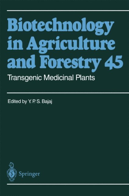Y.P.S. Bajaj - Transgenic Medicinal Plants, E-bok
