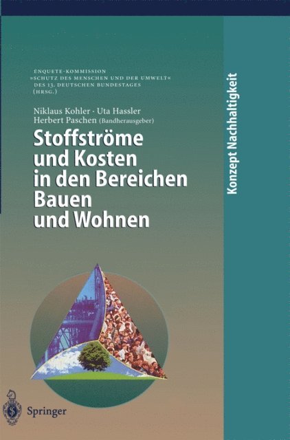 H. Paschen, U. Hassler, N. Kohler - Stoffströme und Kosten in den Bereichen Bauen und Wohnen, E-bok