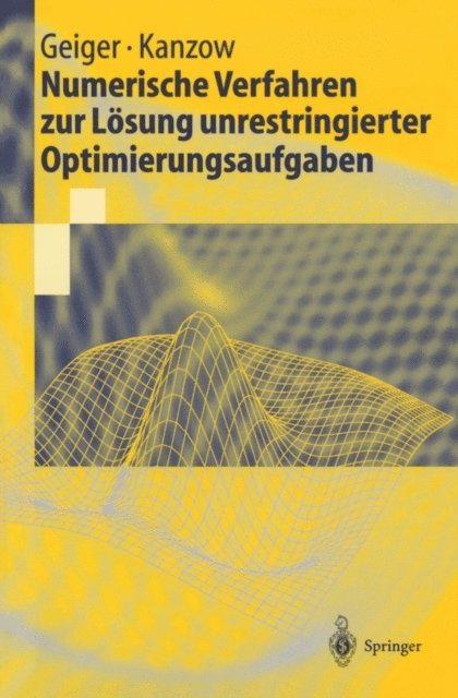 Christian Kanzow, Carl Geiger - Numerische Verfahren zur Lösung unrestringierter Optimierungsaufgaben, E-bok