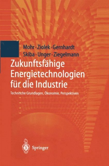 Arko Ziegelmann, Hermann Unger, Martin Skiba, Dirk Gernhardt, Andreas Ziolek, Markus Mohr - Zukunftsfähige Energietechnologien für die Industrie, E-bok