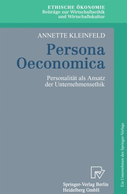 Annette Kleinfeld - Persona Oeconomica, E-bok