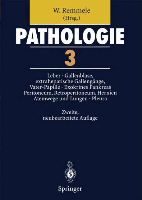 W. Remmele - Pathologie 3, E-bok