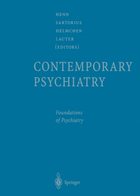 Hans Lauter, Hanfried Helmchen, Norman Sartorius, Fritz Henn - Contemporary Psychiatry, E-bok
