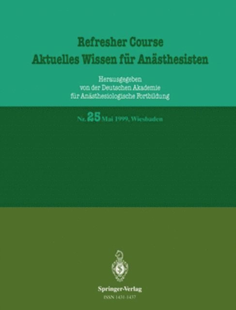 R. Purschke - Aktuelles Wissen für Anästhesisten, E-bok