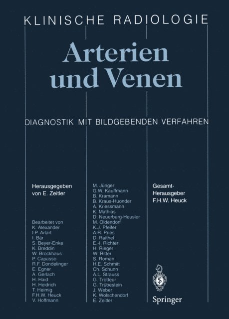 Eberhard Zeitler - Arterien und Venen, E-bok