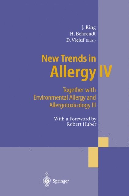 Dieter Vieluf, Heidrun Behrendt, Johannes Ring - New Trends in Allergy IV, E-bok