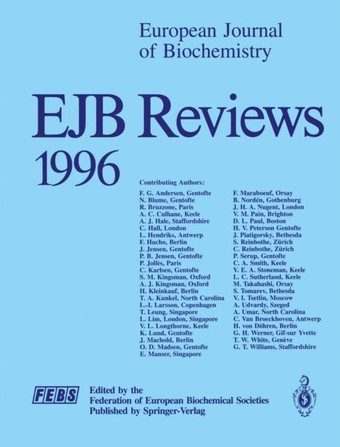 E. Hofmann, P. Christen - EJB Reviews 1996, E-bok