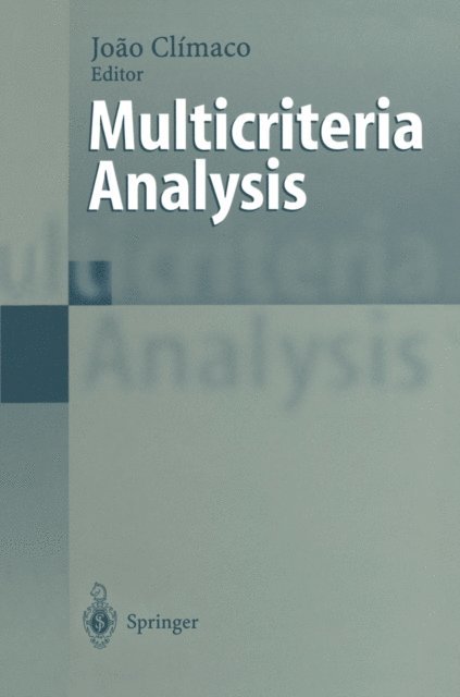 Joao Climaco - Multicriteria Analysis, E-bok