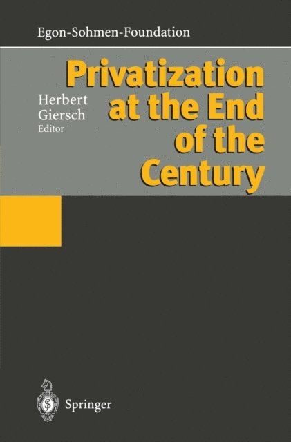 Herbert Giersch - Privatization at the End of the Century, E-bok
