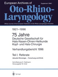 Verhandlungsbericht 1996 der Deutschen Gesellschaft für Hals-Nasen-Ohren-Heilkunde, Kopf- und Hals-Chirurgie