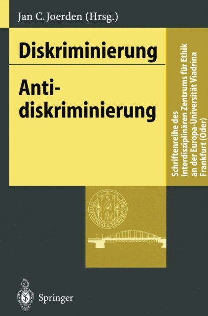 Jan C. Joerden - Diskriminierung - Antidiskriminierung, E-bok