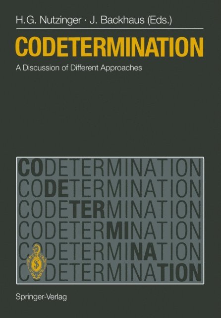 Jurgen Backhaus, Hans G. Nutzinger - Codetermination, E-bok