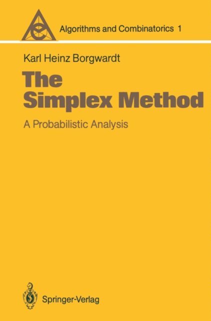 Karl Heinz Borgwardt - Simplex Method, E-bok