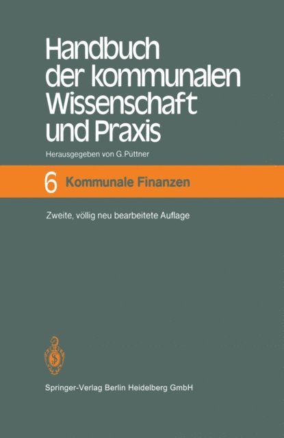 Gunter Puttner - Handbuch der kommunalen Wissenschaft und Praxis, E-bok