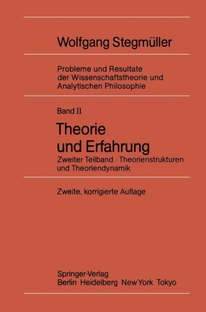 Wolfgang Stegmuller - Theorie und Erfahrung, E-bok