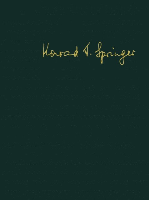 Dieter Czeschlik - Konrad F. Springer, E-bok