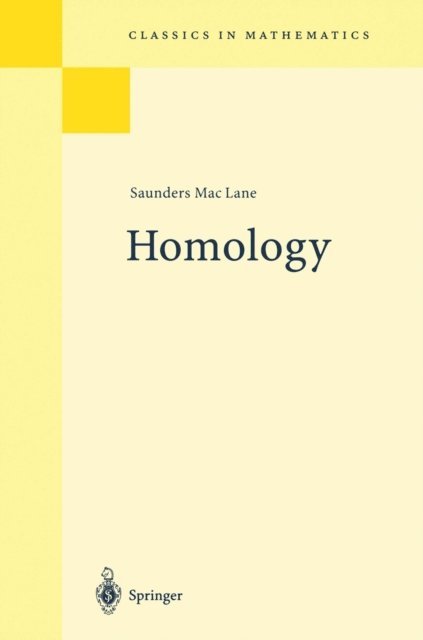 Saunders MacLane - Homology, E-bok