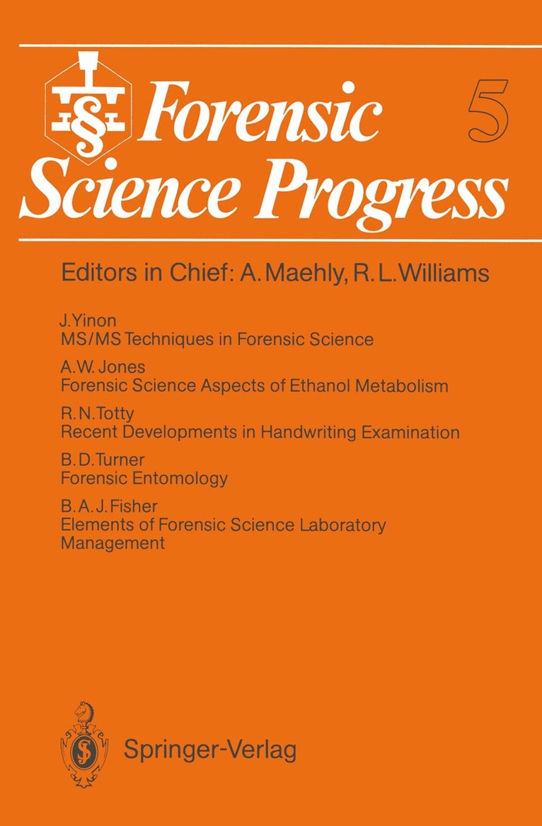 Forensic Science Progress, Häftad