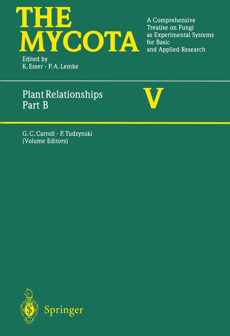 George C. Carroll, Paul Tudzynski - Plant Relationships Part B, Häftad